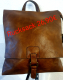 Lederimitat Rucksack